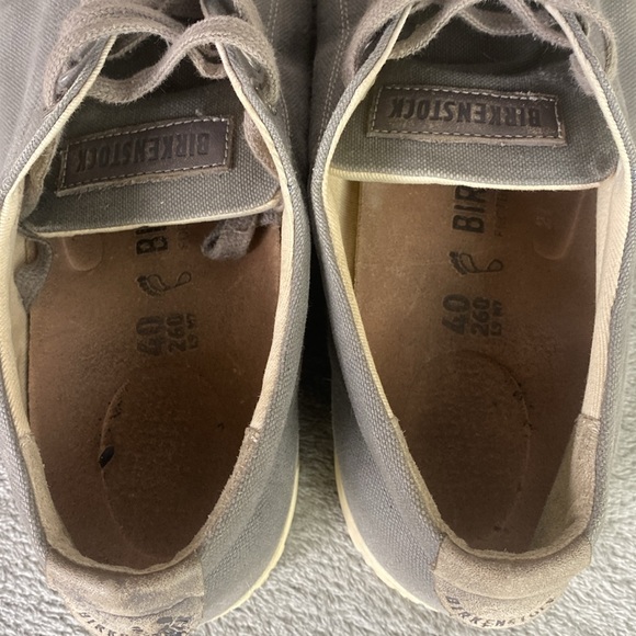 Birkenstock Womens Arran Grey Sneakers Narrow Fit Size 9.5 - Picture 6 of 8